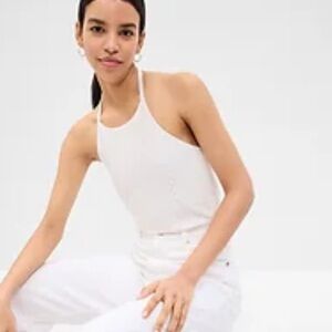 NWT Gap Crochet White Hlater Top -Size X-Small